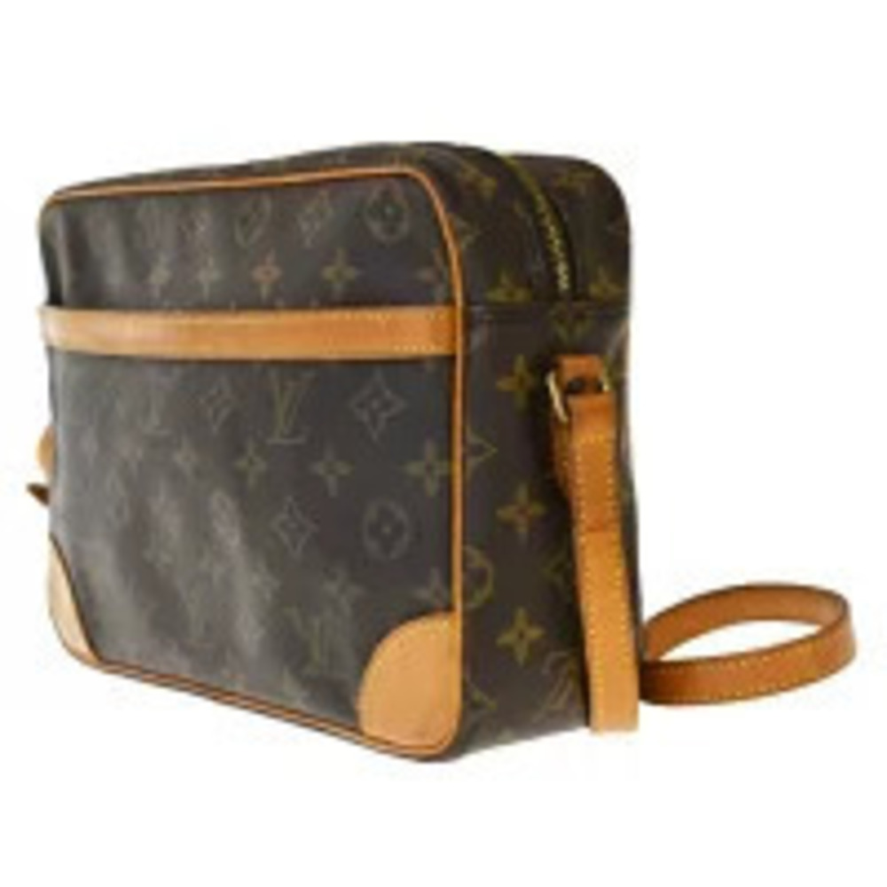 Louis Vuitton Trocadero Monogram Leather Bag Shoulder Brown
